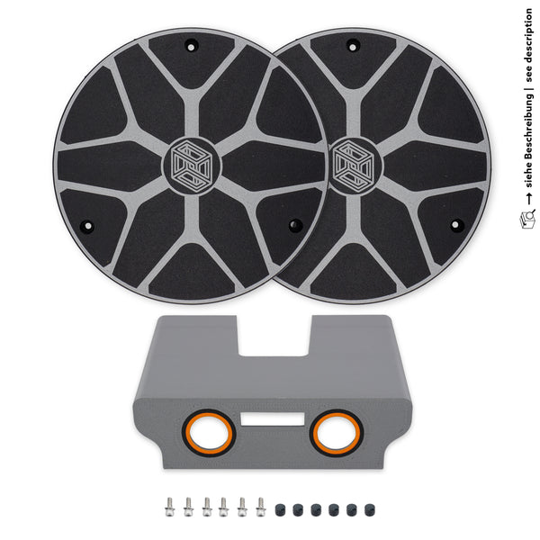 Mammotion Yuka mini Mähroboter Performance Stylingset silber