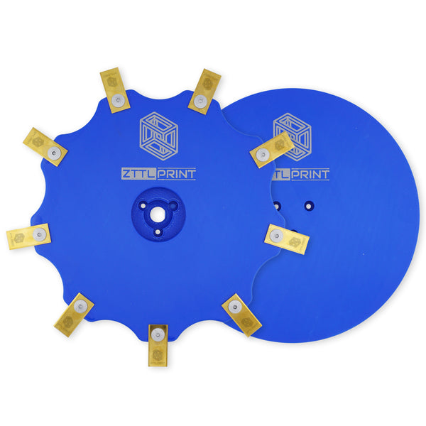 Hookii Neomow X robotic lawnmower Performance blade disc+slide disc EVOlution Set MK4 blue