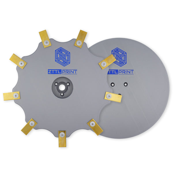 Hookii Neomow X robotic lawnmower Performance blade disc+slide disc EVOlution Set MK4 silver