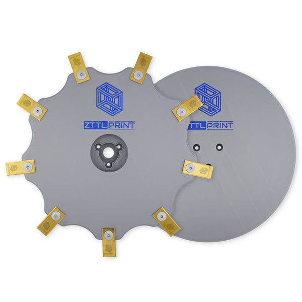 Hookii Neomow X robotic lawnmower Performance blade disc+slide disc EVOlution Set MK4 silver