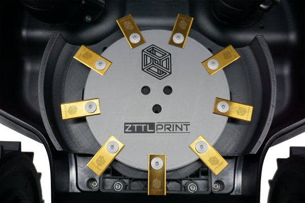 Mammotion Yuka mini Mähroboter Performance Messerteller+Messerschutz REVOlution Set MK4 silber