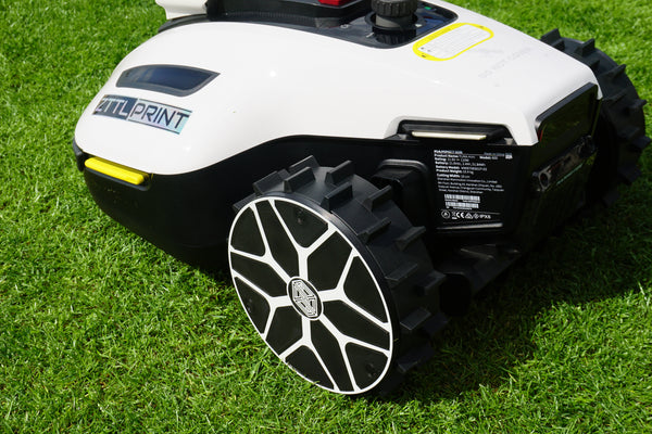 Mammotion Yuka mini Mähroboter Performance Komplettpaket Radabdeckungen weiss