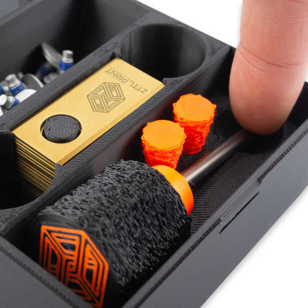 MowerKit PREMIUM 60x Messerklingen + 60x Schrauben + Zubehör + Werkzeugbox Komplettset Messerklingensystem