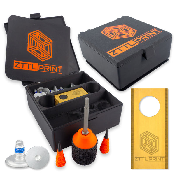 MowerKit PREMIUM 60x knife blades + 60x screws + accessories + tool box complete set knife blade system