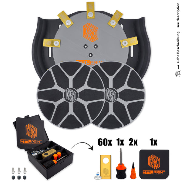 Sunseeker X3 / X5 Robot de tonte Performance Kit complet EVOlution MK4 Garde-boue argenté