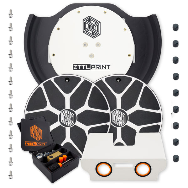 Mammotion Yuka mini Mähroboter Performance Komplettpaket Radabdeckungen weiss