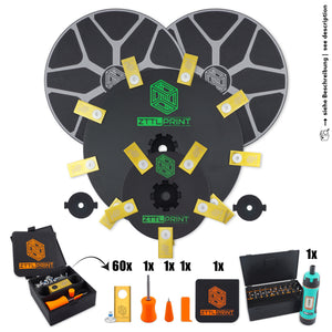 Gardena smart SILENO Mähroboter Performance Komplettpaket PRO Radabdeckungen