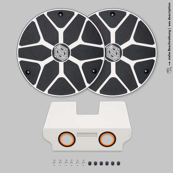 Mammotion Yuka mini Mähroboter Performance Stylingset weiss