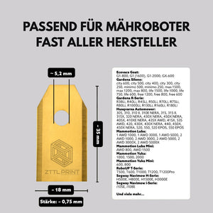Nachfüllpack CLASSIC 30x Messerklingen + 30x Schrauben Messerklingensystem