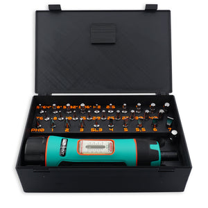 Drehmomentschraubendreher Werkzeugbox Set einstellbar 1 - 8 Nm 1/4 Zoll 30 Bits