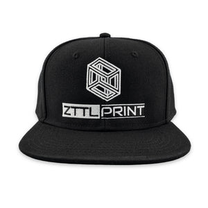 Casquette Snapback ZTTLPRINT à 6 panneaux, taille unique, noire