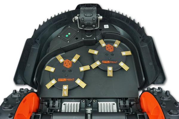 Sunseeker X7 robotic lawnmower performance technology set EVOlution MK4 black