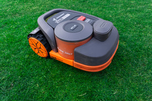 Segway Navimow H-Series robotic lawnmower Performance Style wheel cover hub cap rim orange