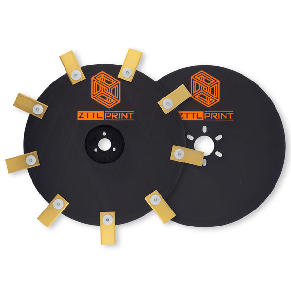 Husqvarna Automower 240mm Morava Performance Messer+Gleit Deller Evolution Set MK4 Orange