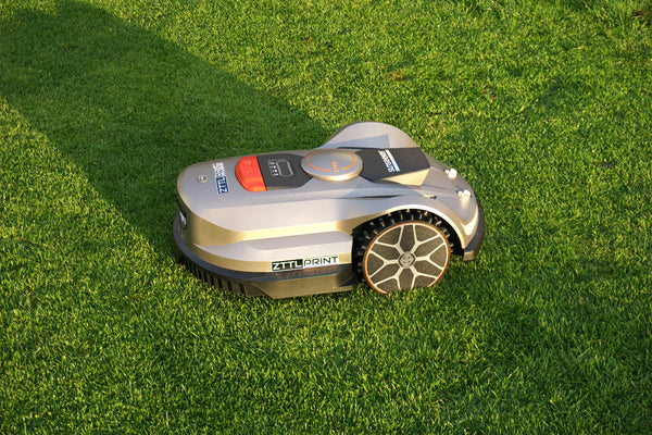 Sunseeker X7 robotic lawnmower Performance Style wheel covers hubcaps rims silver