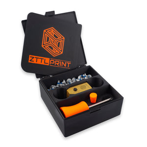 MowerKit CLASSIC 40x Messerklingen + 40x Schrauben + Zubehör + Werkzeugbox Komplettset Messerklingensystem