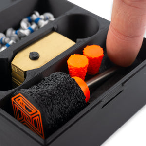 MowerKit CLASSIC 40x knife blades + 40x screws + accessories + tool box complete set knife blade system