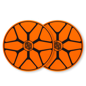 Segway Navimow H-Series robotic lawnmower Performance Style wheel cover hub cap rim orange