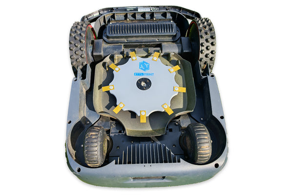 Hookii Neomow X robotic lawnmower Performance blade disc+slide disc EVOlution Set MK4 silver
