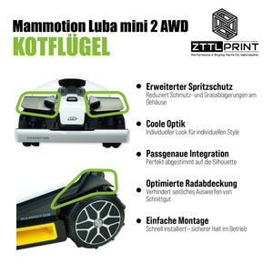 Mammotion Luba mini 2 AWD Mähroboter Performance Komplettpaket