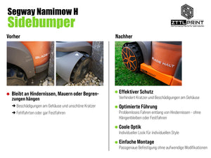 Segway Navimow H-Series robotic mower Performance Style Sidebumper side bumper
