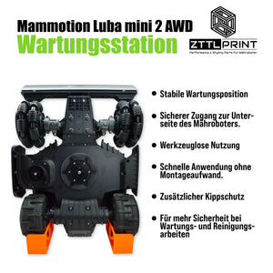 Mammotion Luba mini 2 AWD Robotic Lawn Mower Performance Smart Maintenance Station