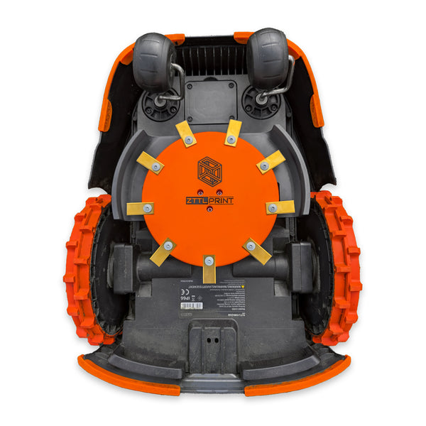 Segway Navimow i-Series Robotic Lawnmower Performance Blade Disc EXtension Set Bundle MK4 orange