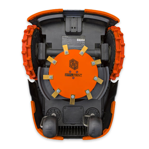 Segway Navimow i-Series Robotic Lawnmower Performance Blade Disc EXtension Set Bundle MK4 orange