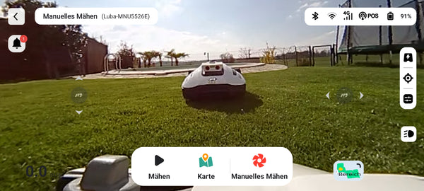 Mammotion Luba mini AWD Performance Style robotic lawnmower Camera protection Lens protector round