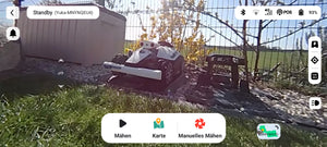 Mammotion Yuka mini Mähroboter Performance Style Kameraschutz Linsenschutz silber