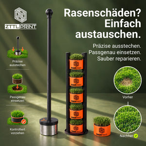 Rasenausstecher – Ausstechsystem für Rasenreparatur