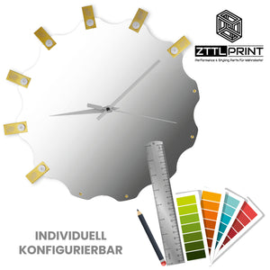 ZTTLPRINT Mähroboter Messerteller Uhr – individuell konfigurierbar